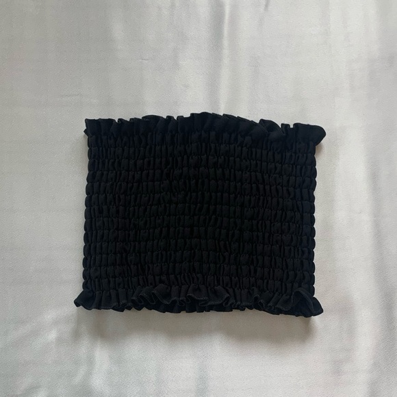 Missguided Frilly Tube Top - Picture 2 of 4